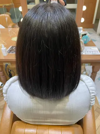 ミディアム カラー 縮毛矯正/レイヤー taiga🧡のヘアスタイル