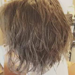 ショート カラー パーマ spa hair ark 富井直美のヘアスタイル