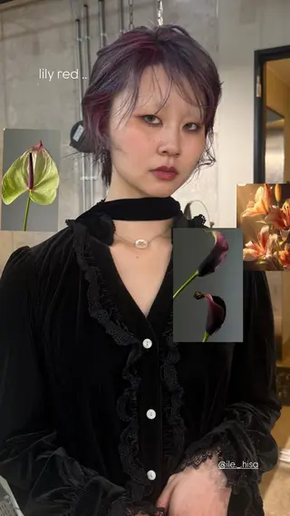 ショート カラー Tei /ileのヘアスタイル
