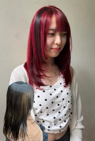 セミロング カラー 🎗️かとう しほ🎗️のヘアスタイル