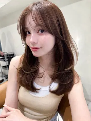 ロング カラー ヘアアレンジ 🫧透明感カラー/ Wカラー🫧namiのヘアスタイル