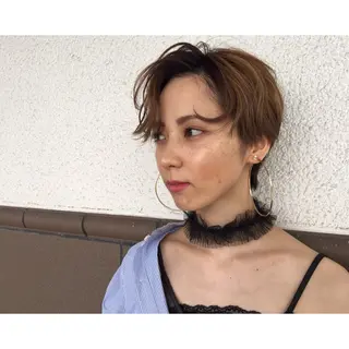 ショート カラー ショートカット/ 岡山駅前/KAZUのヘアスタイル