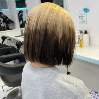 ミディアム カラー 【美髪矯正/絹髪】 🎀hinano🎀のヘアスタイル