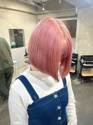 ミディアム カラー ハッシュカット/ハイ トーン/HIROKIのヘアスタイル