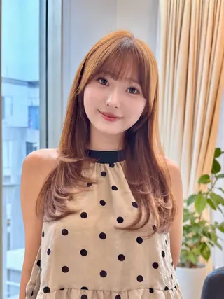 ロング カラー 🫧色素薄めダブル カラー🩵レイヤーのヘアスタイル
