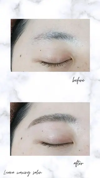 アイブロウ Luana wax 🐚根本のエステ・リラクイメージ