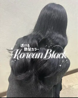 ロング カラー 中嶋心渚⌇透明感 カラー️🩵🎀‪のヘアスタイル