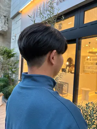 ショート パーマ メンズ イシカワ ユウタのヘアスタイル