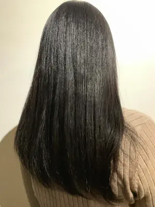 ロング ヘアアレンジ ボブパーマコテ巻き風 パーマNo1深江秀平のヘアスタイル