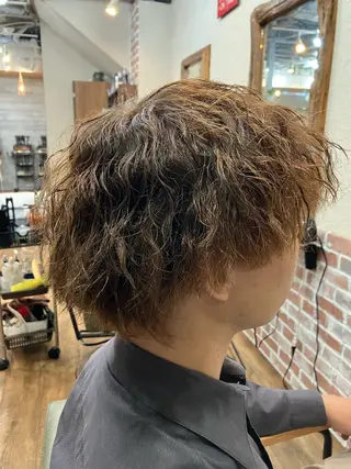 パーマ メンズ 鈴木 小百合のヘアスタイル