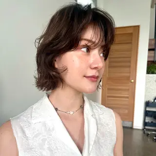 ショート パーマ 無料カットモデル募集 ／ueno aiのヘアスタイル