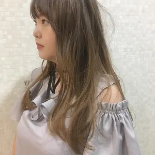 ロング カラー 栗林 実莉のネイルデザイン