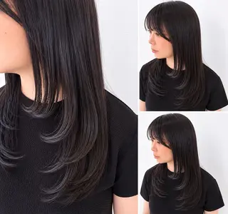 セミロング 🌿津田響香 透明感カラー🌿のヘアスタイル