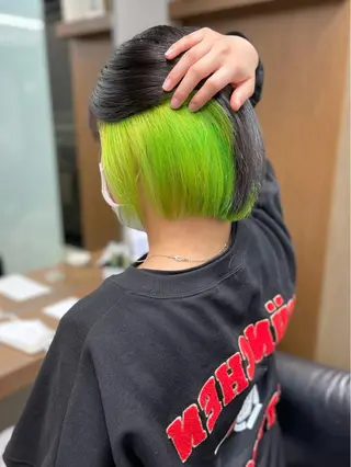 カラー yasuハイトーン/ デザインカラーのヘアスタイル