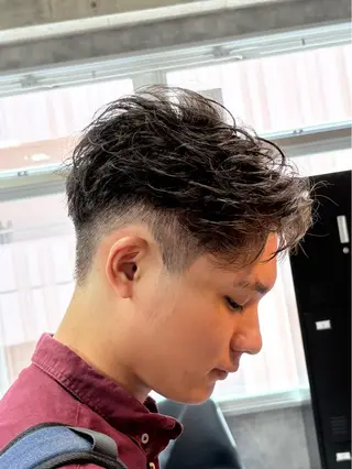 パーマ メンズ 船橋 メンズパーマ 井川哲也のヘアスタイル