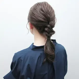 ヘアアレンジ クニモトハルナ ボブ/柔らかカラーのヘアスタイル