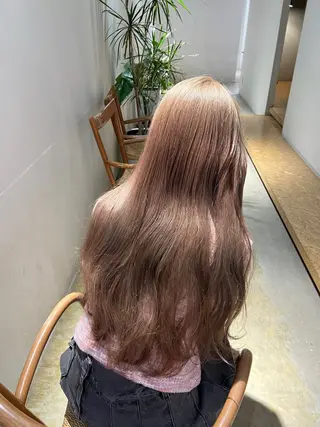 ロング カラー 韓国ヘア/髪質改善 /カラー【美涼】のヘアスタイル