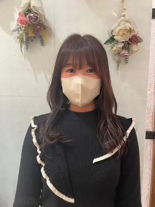 ロング カラー PooL ♥ かたやま ひなこのヘアスタイル