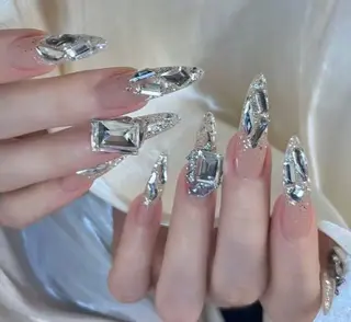 ネイル Aura  Nail 長さだし/パラジェルのネイルデザイン
