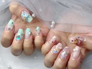 ネイル Queennail 北堀江AYAのネイルデザイン