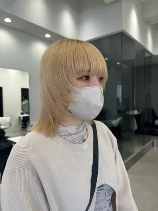 ミディアム AIKA🤍 カットモデル募集🫧のヘアスタイル