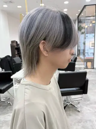 ミディアム label はしぐち ななみのヘアスタイル