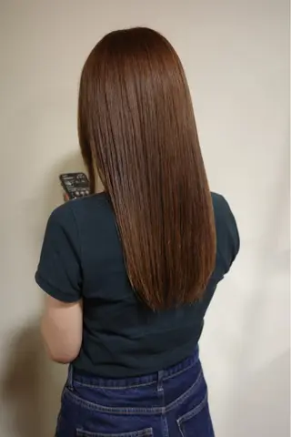 ロング カラー 浅岡 昭汰のヘアスタイル