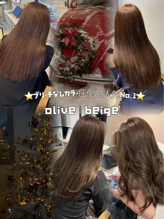 ロング カラー ayaka🫧 梅田ダブルカラーのヘアスタイル