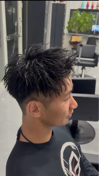 ショート メンズ ⚡️大宮パーマ特化 美容師⚡️ 真裟斗のヘアスタイル