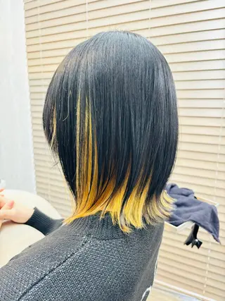 ミディアム 菊地 聖のヘアスタイル