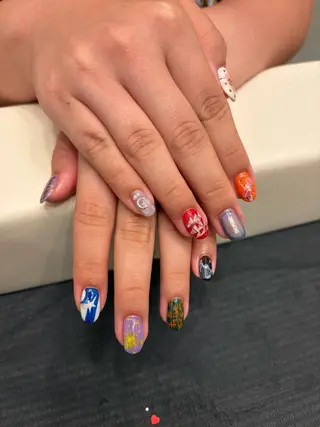 ネイル 爪の絵描き屋 ミテネイルのネイルデザイン