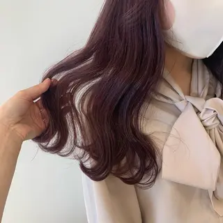 ロング カラー 暖色/ブリーチカラー 🎀 M i k uのヘアスタイル