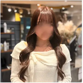 ロング 艶髪カラー🤍ྀི 強矢　美紗希🩷ྀིのヘアスタイル