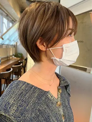 ショート 横浜 店長 橋場優のヘアスタイル