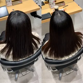 ミディアム 髪質改善ヘアケア 艶髪特化/上田のヘアスタイル