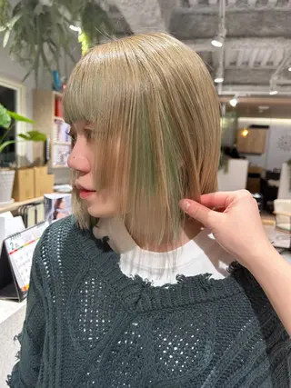ミディアム hair&eye🎀 /momoKaのヘアスタイル