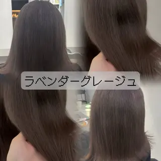 ミディアム カラー 透明感カラー/顔周り カット🌸サクラ🌸のヘアスタイル