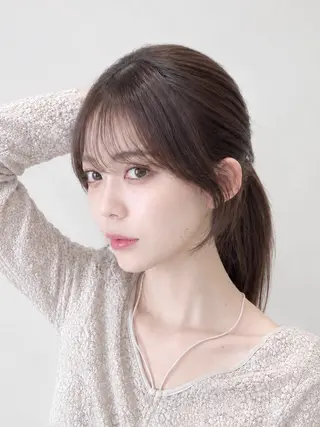 セミロング 🧡くびれヘア/前髪 顔周り🧡久原結衣のヘアスタイル