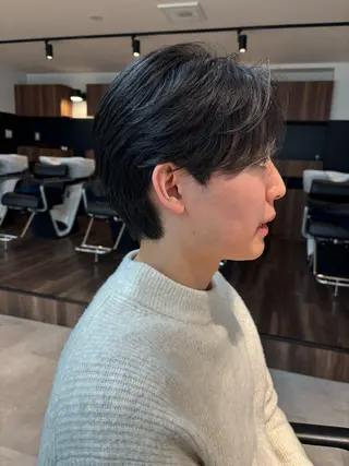 メンズ 船橋駅フェザーパーマ ニュアンスパーマ保立のヘアスタイル
