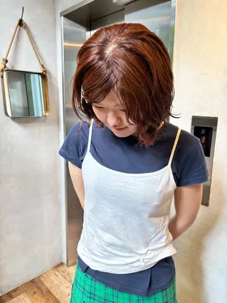 ショート カラー 無料カットモデル募集 ／ueno aiのヘアスタイル
