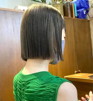 ショート カラー マンツーマン 美容師💚コウブチのヘアスタイル