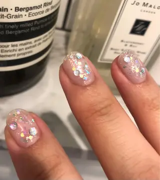 ネイル パラあり！フィルイン 美フォルムのネイルデザイン