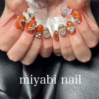 ネイル miyabi nail 桂川駅近くのネイルデザイン