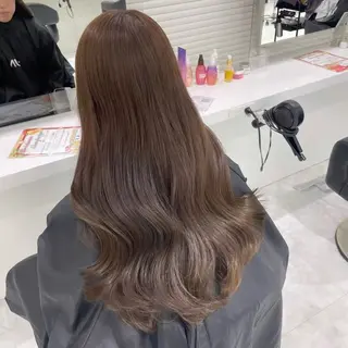 カラー 🤍ブリーチなし ブラウンhimi🤍のヘアスタイル
