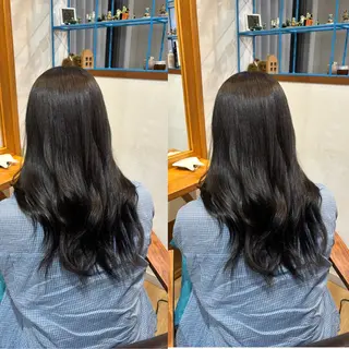 ロング カラー RINNO🌷透明感 カラー/髪質改善のヘアスタイル