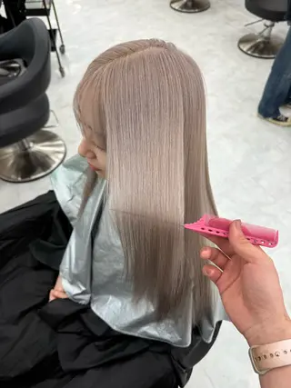カラー 透明感ベージュ🎀 Anju/渋谷🎀のヘアスタイル