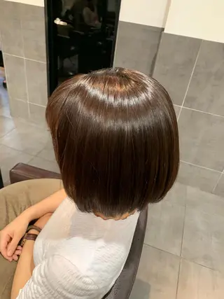 ショート カラー パーマ 新宿御苑前/ボブ 髪質改善Ryuseiのヘアスタイル