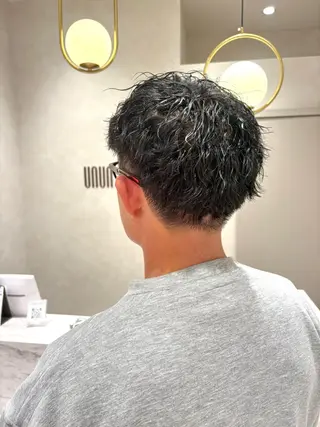 パーマ メンズ レディース募集中🎀 陸 愛夏のヘアスタイル