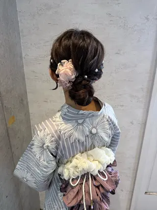ヘアアレンジ はやしほのか| ヘアセット×カラーのヘアスタイル
