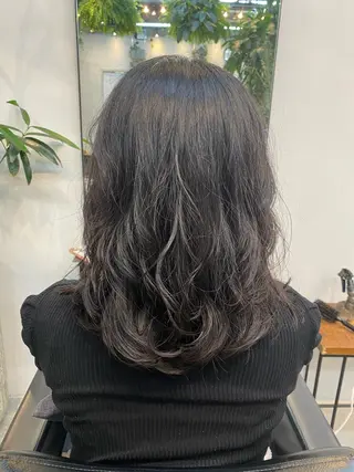 ロング パーマ やました もえかのヘアスタイル